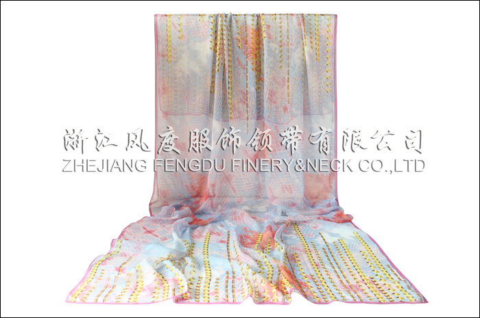 喬其紗大長(zhǎng)巾
